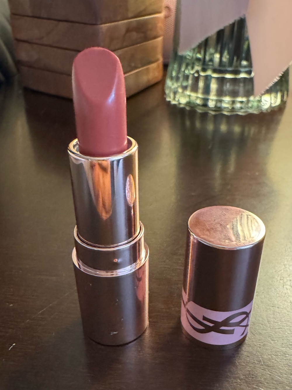 Creamy Mauve Pink Lipstick YSL beauty